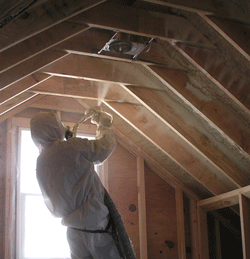  OR attic spray foam insulation